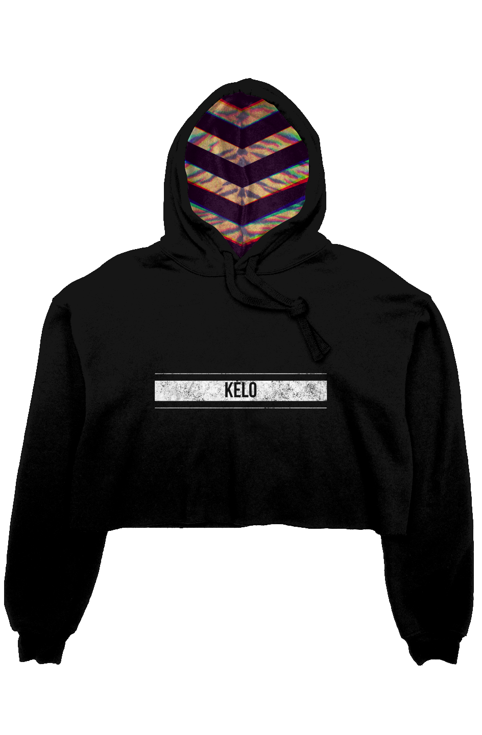 crop fleece hoodie