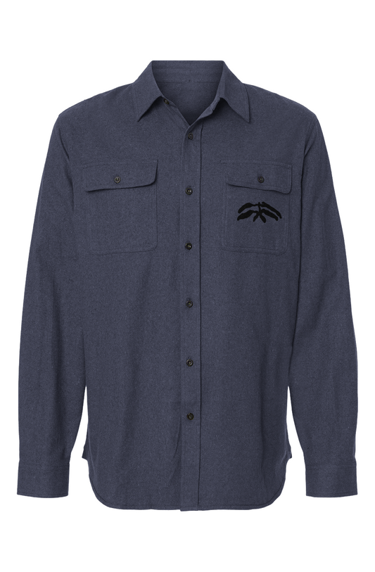 Mens Solid Flannel Shirt