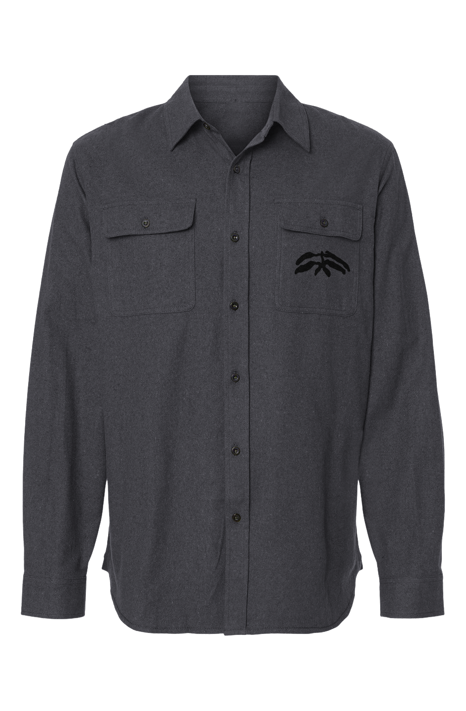 Mens Solid Flannel Shirt