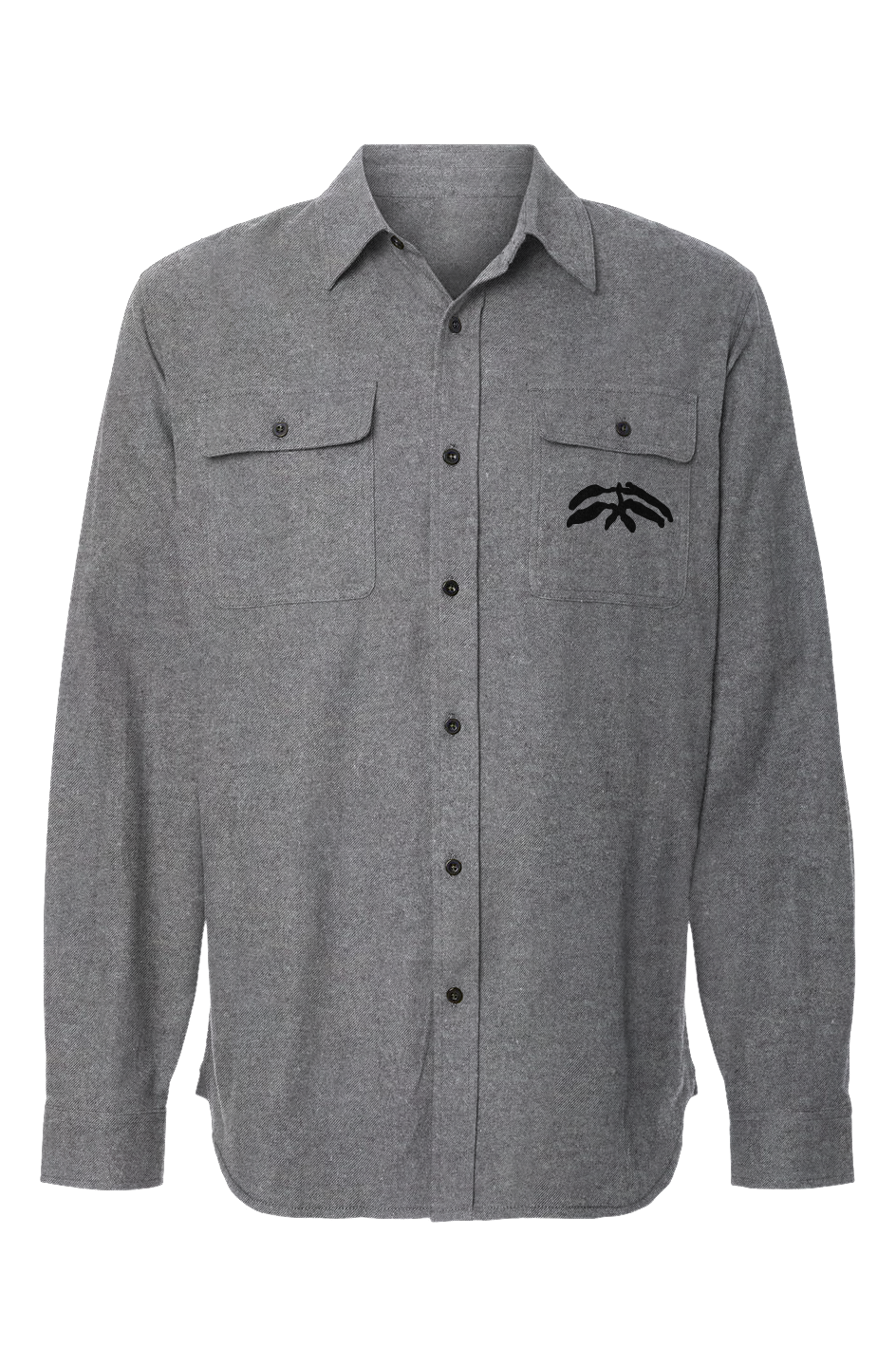 Mens Solid Flannel Shirt