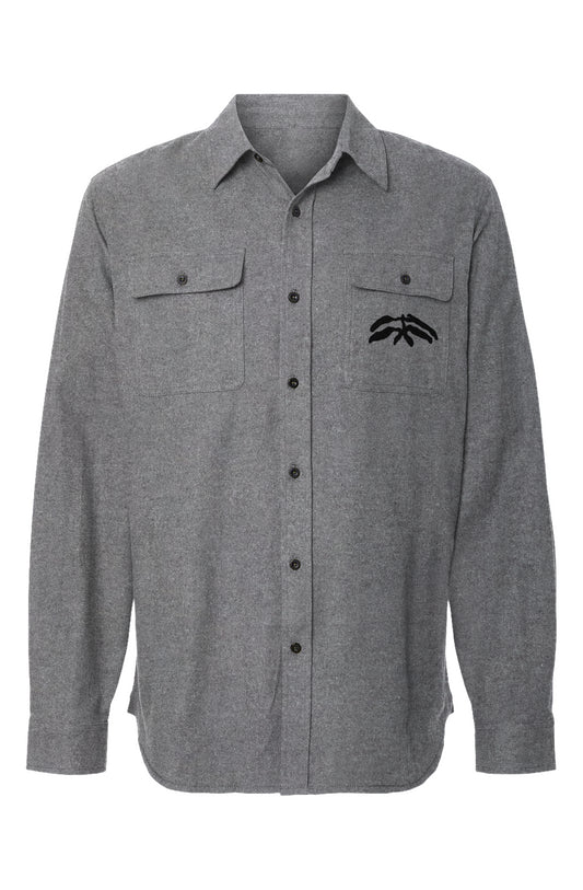 Mens Solid Flannel Shirt