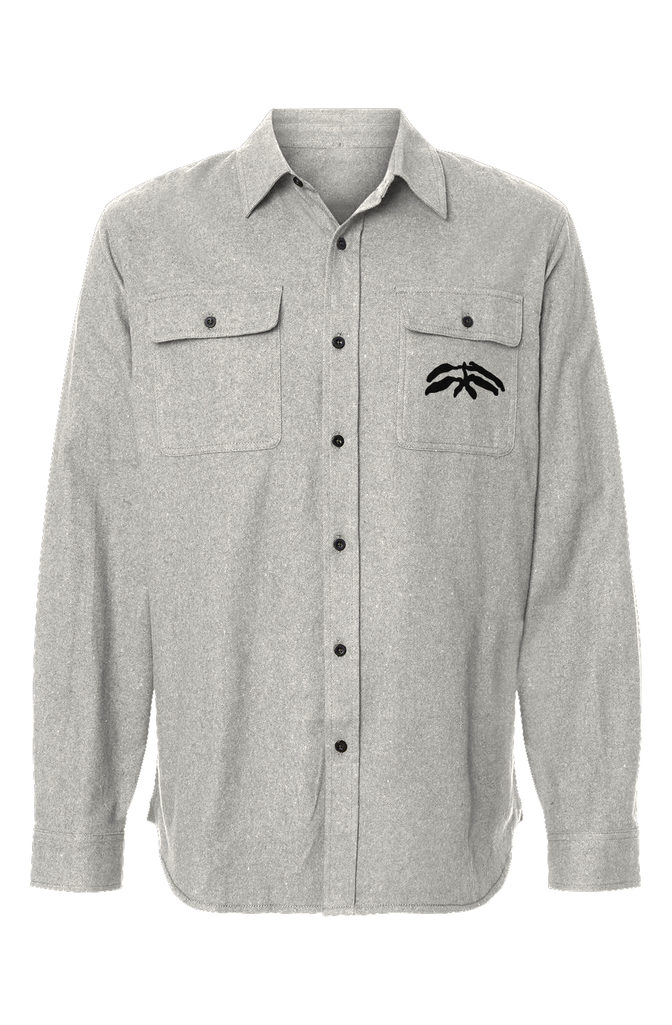 Mens Solid Flannel Shirt