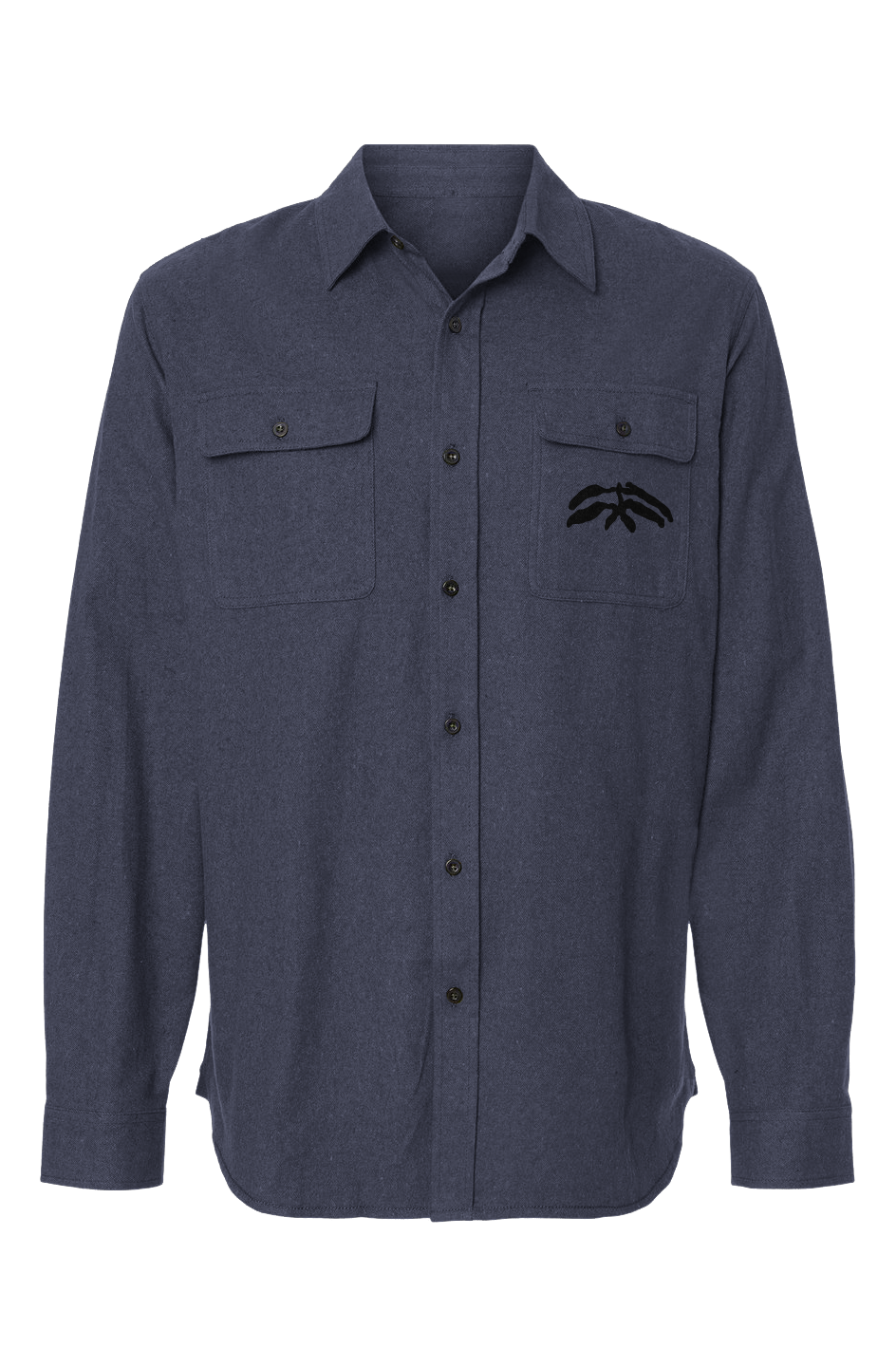 Mens Solid Flannel Shirt