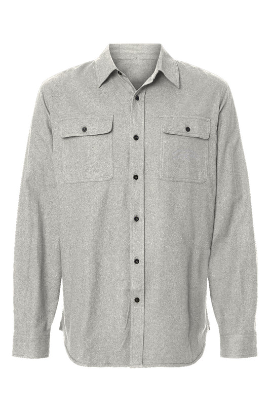 Mens Solid Flannel Shirt