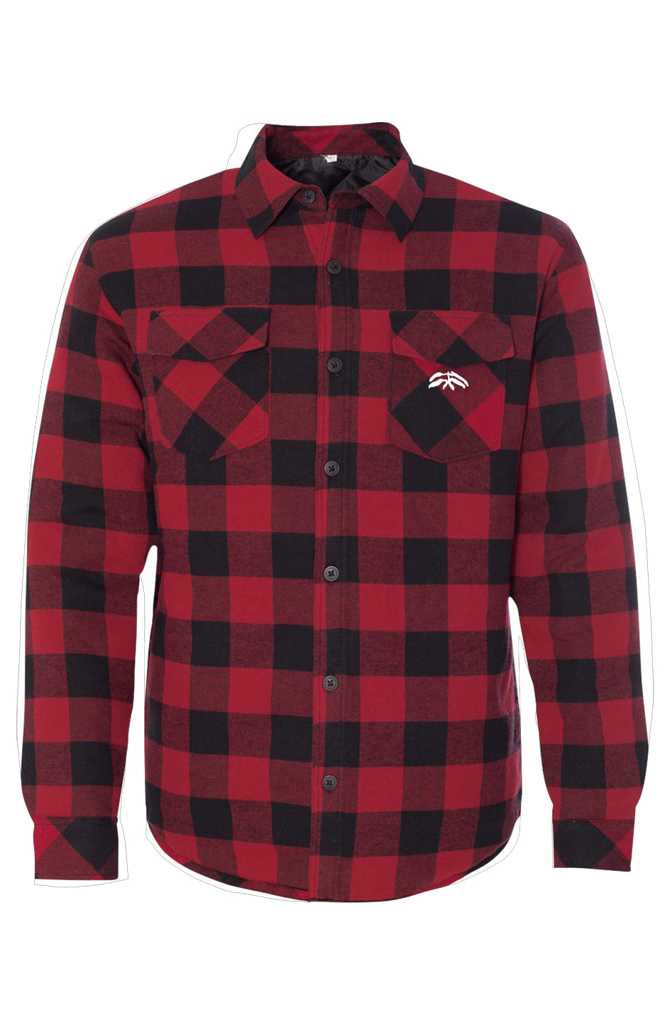 Mens Quilted Flannel Shirt Jacket